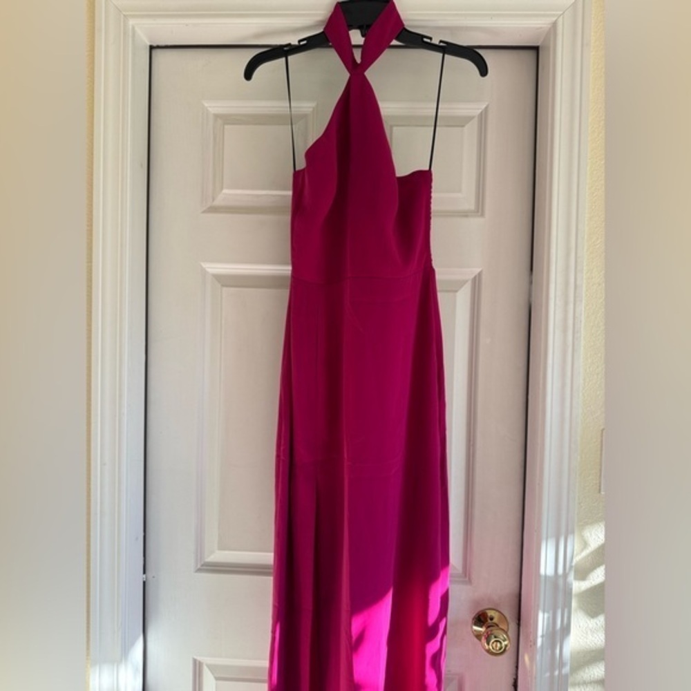 Amanda Uprichard - Pink Halter Dress - S